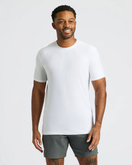 All White Active Crew Neck 3-Pack