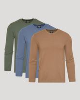 Dressy Crew Neck Sweater 3-Pack