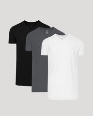 Timeless Short Sleeve Tall Classic V-Neck 3-Pack