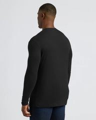 All Black Tall Long Sleeve Crew 3-Pack