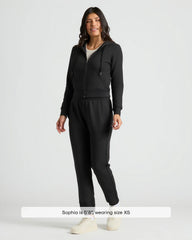 Womens Black Relaxed Joggers